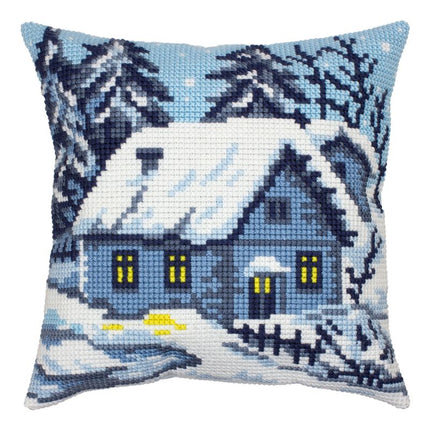 Cross Stitch Pillow Kit "Winter"