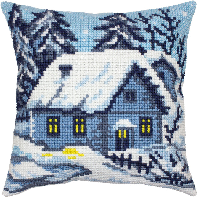 Cross Stitch Pillow Kit "Winter"