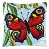 Cross Stitch Pillow Kit "Peacock Butterfly"