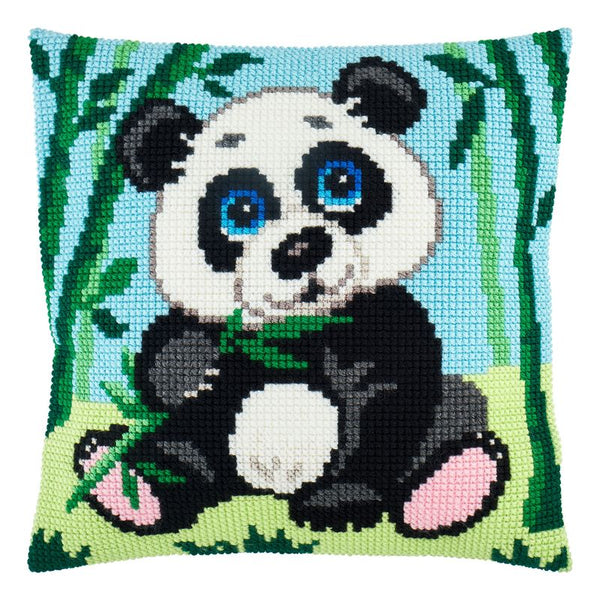 Cross Stitch Pillow Kit "Panda"