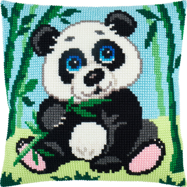 Cross Stitch Pillow Kit "Panda"