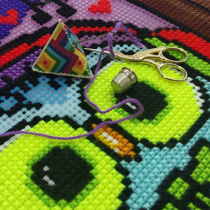 Cross Stitch Pillow Kit "Little Owl"