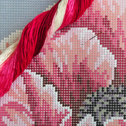 Cross Stitch Pillow Kit "Poppy"