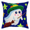 Cross Stitch Pillow Kit "A little ghost"