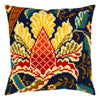 Cross Stitch Pillow Kit "Windrush. Hazelnut"