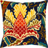 Cross Stitch Pillow Kit "Windrush. Hazelnut"