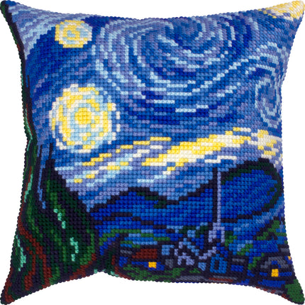 Cross Stitch Pillow Kit "Starry Night"