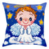 Cross Stitch Pillow Kit "Angel Boy"
