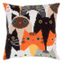 Cross Stitch Pillow Kit "Cat Choir"