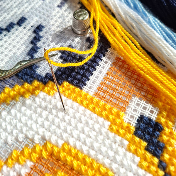 Cross Stitch Pillow Kit 