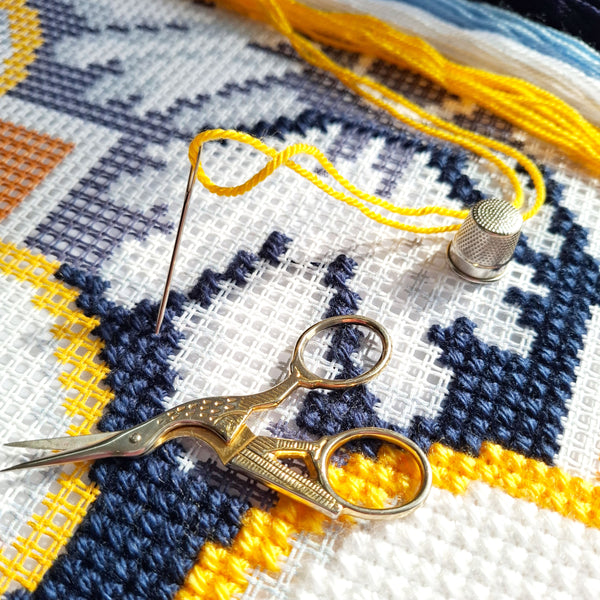 Cross Stitch Pillow Kit 