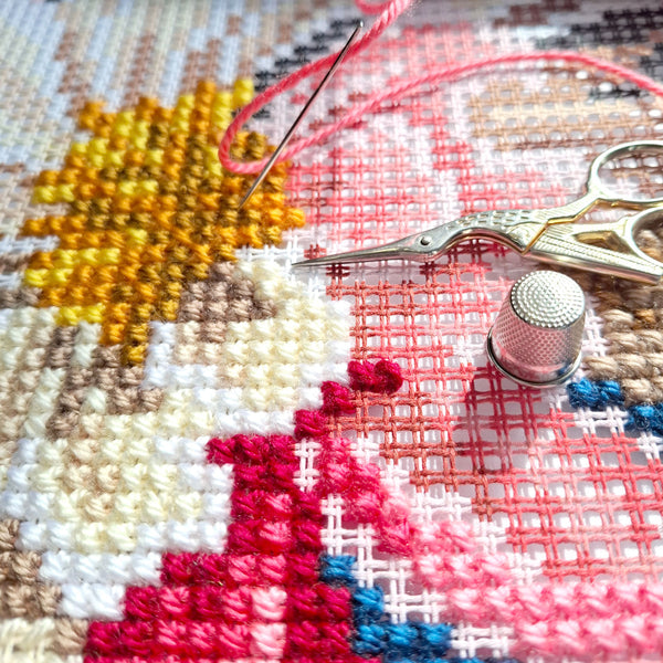 Cross Stitch Pillow Kit 