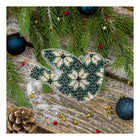 Bead embroidery kit on a plastic base 