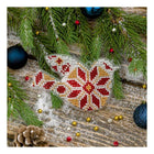 Bead embroidery kit on a plastic base 