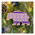 DIY Christmas tree toy kit "Purple Bear"