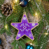 DIY Christmas tree toy kit "Purple star"