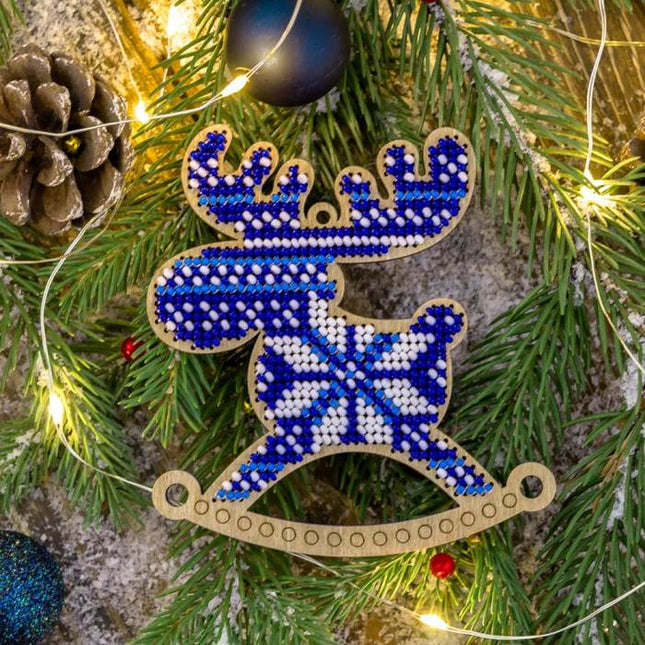 DIY Christmas tree toy kit "Blue Elk"