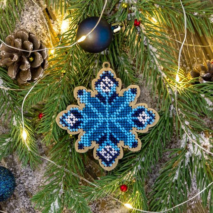 DIY Christmas tree toy kit "Snowflake"