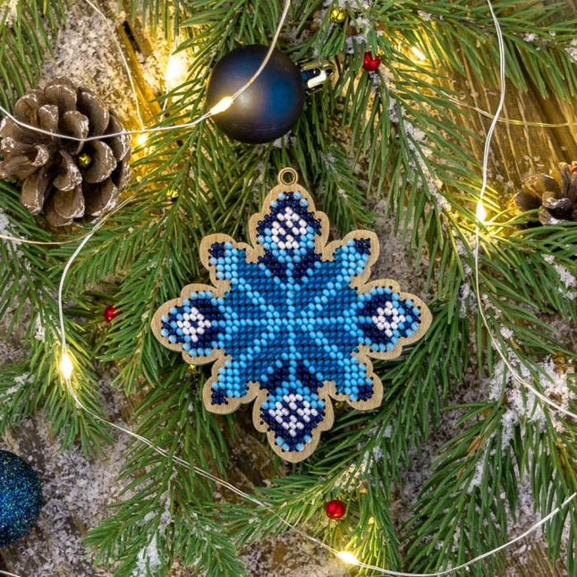 DIY Christmas tree toy kit "Snowflake"