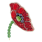 Beadwork kit for creating broоch 