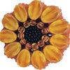 Beadwork kit for creating broоch "Gerbera"