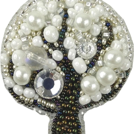 Beadwork kit for creating broоch "Tree"