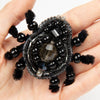 Beadwork kit for creating broоch "Spider"