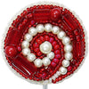 Beadwork kit for creating broоch "Lollipop"