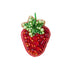 Beadwork kit for creating broоch "Strawberry"
