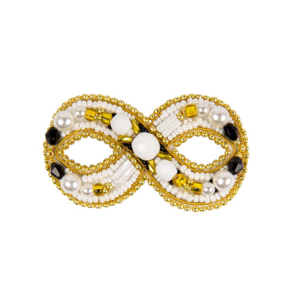 Beadwork kit for creating broоch "Infinity"