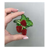 Beadwork kit for creating broоch "Raspberry"