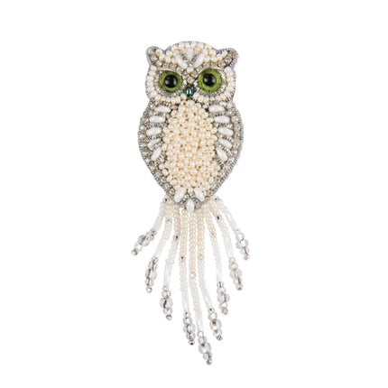 Beadwork kit for creating broоch "Wisdom"