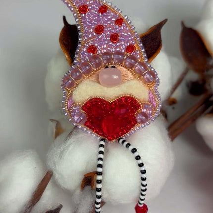 Beadwork kit for creating broоch ""