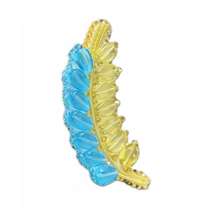 Beadwork kit for creating broоch "Spikelet"