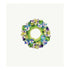 Beadwork kit for creating broоch "Spring wreath"