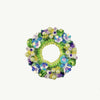 Beadwork kit for creating broоch "Spring wreath"