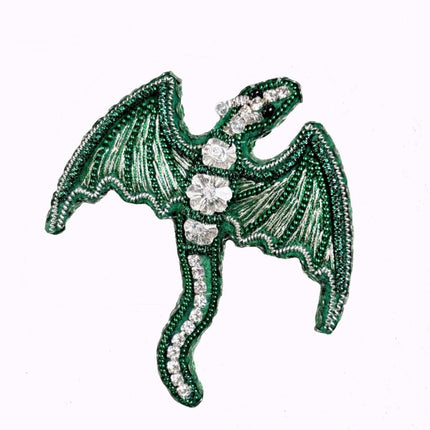 Beadwork kit for creating broоch "Dragon"