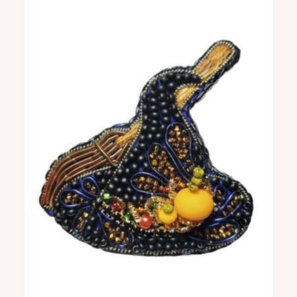 Beadwork kit for creating broоch "Magic of autumn"