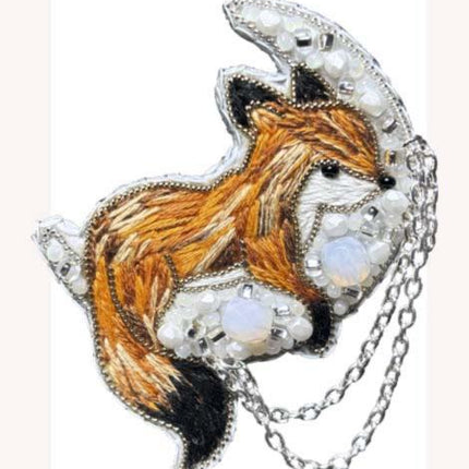 Beadwork kit for creating broоch "Magic dream"