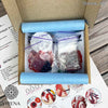 Beadwork kit for creating broоch "Red poppy"