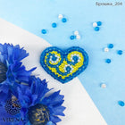 Beadwork kit for creating broоch 