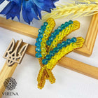 Beadwork kit for creating broоch 