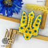 Beadwork kit for creating broоch "Emblem of Ukraine"