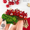 Beadwork kit for creating broоch "Viburnum"