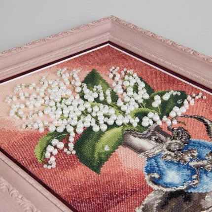 DIY Counted Cross Stitch Kit "Fragrant lilies of the valley"