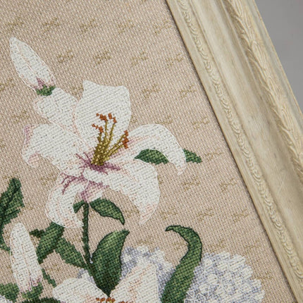 DIY Counted Cross Stitch Kit "Mystery of white flowers"
