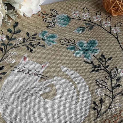 DIY Counted Cross Stitch Pillow Kit "Summer dream"