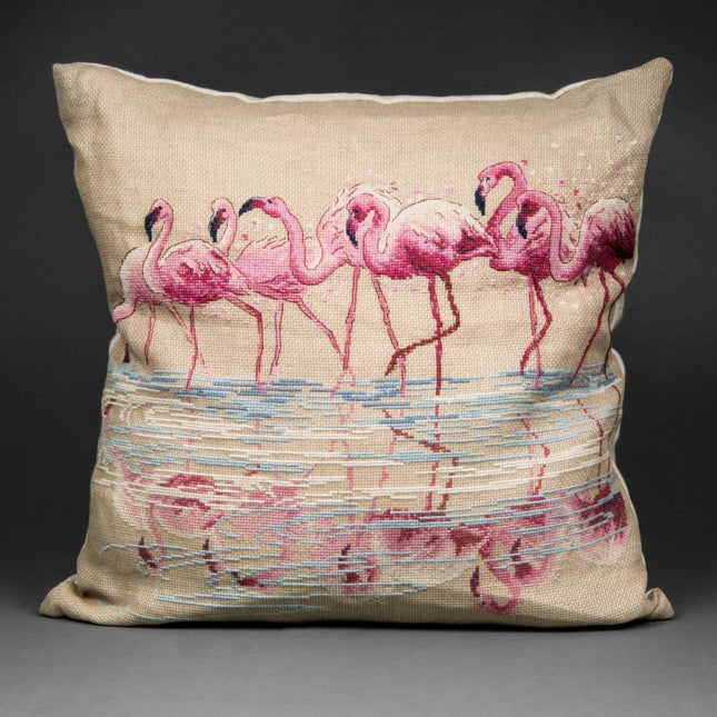 DIY Counted Cross Stitch Pillow Kit "For a dream"