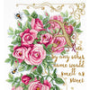 DIY Counted Cross Stitch Kit "Roses of Shakespeare"