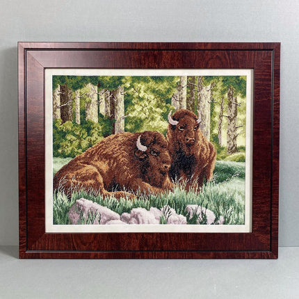 DIY Counted Cross Stitch Kit "Bison"